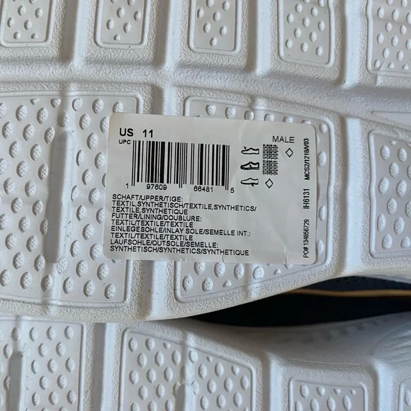 New Adidas Men's Cloudfoam Comfort Dark Gray Athletic Shoes - Picture 11 of 11